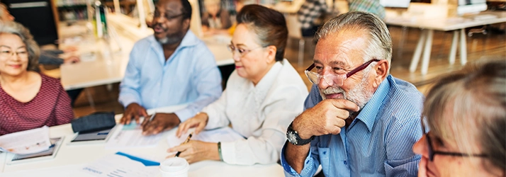 Senior Folks At Learning Event